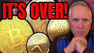 BITCOIN  ITS OVER ALL ALTCOINS  ITS OVER [upl. by Raffaj]