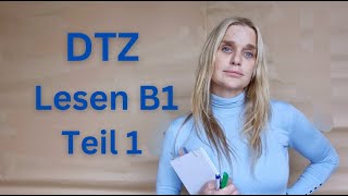 DTZ🇩🇪  B1  Lesen 👀🧾Teil 1  Prüfungsvorbereitung [upl. by Ilonka567]