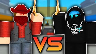 BANDITES VS TANQR IN ARSENAL ROBLOX [upl. by Cirilla]