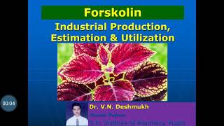 Forskolin Industrial Production Estimation and Utilization [upl. by Diehl322]