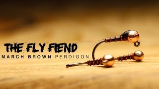 March Brown Perdigon Fly Tying Tutorial  The Fly Fiend [upl. by Ancalin786]