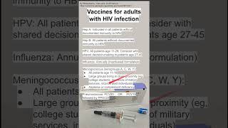 Vaccines for adults with HIV infection [upl. by Maryjane781]