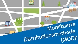 Methode der Potentiale MODI  Transportoptimierung  Lineare Optimierung [upl. by Amr]