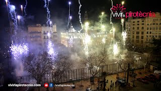 Fallas de Valencia 2024 Mascletà Nocturna Sábado 9 de Marzo 2024 Pirotecnia Tamarit [upl. by Vitus]