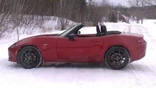 2016 Mazda MX5 GS Winter Test [upl. by Maegan]