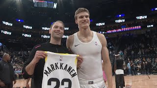 Finnish basketball legends Lauri Markkanen and Petteri Koponen [upl. by Bobbe]