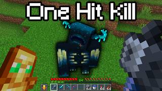 One Hitting Every Boss in Survival Minecraft [upl. by Heeley576]