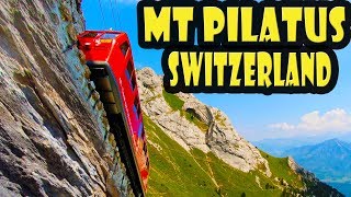 Mt Pilatus Switzerland  Golden Round Trip Travel Guide [upl. by Gardener]