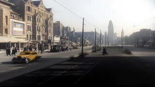 Berlin Germany 1949 in color 60fpsRemastered wsound design added [upl. by Notfol]