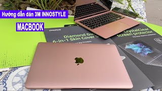 Hướng dẫn dán 3M Innostyle cho Macbook Air M1 màu Rose Gold  PHỤ KIỆN VÀNG [upl. by Aissat27]