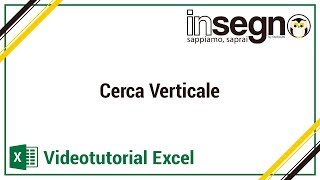 Excel cerca verticale [upl. by Gauthier]