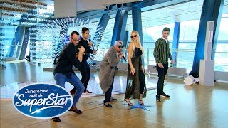 DSDS 2019  Gruppe 11  Dennis Daniel Mohamed Jorgo mit quotHammaquot von Culcha Candela [upl. by Sucramraj]