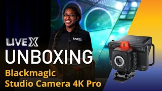 Unboxing Blackmagic Studio Camera 4K Pro [upl. by Reffotsirk648]