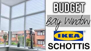 HOW TO FIT IKEA SCHOTTIS BLINDS INTO A BAY WINDOW  BUDGET BLINDS [upl. by Moody676]