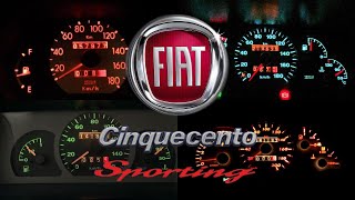 Fiat Cinquecento 0100 KMH 060 MPH ACCELERATION BATTLE [upl. by Lydell579]