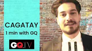 Cagatay Ulusoy ❖ 1 minute with GQ ❖ Improved footage ❖ English ❖ 2019 [upl. by Haerr]