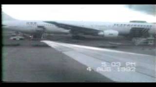 SAS DC9 PUSHBACK ENGINE STARTTAXI amp TAKEOFF CPH KASTRUP AUG 4 1992 [upl. by Gnohc]