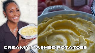 THE CREAMIEST GARLIC MASHED POTATOES EVER  PERFECT FOR THE HOLIDAYS [upl. by Notlrak673]