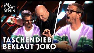 Taschendieb beklaut Joko VOR und WÄHREND der Sendung  Late Night Berlin [upl. by Jacob645]