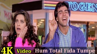 Hum Total Fida Tumpe 4K Video Song Mr amp Mrs Khiladi Akshay Kumar Juhi Chawla Anu Malik HD [upl. by Starlin]