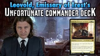 MTG  Leovold Emissary of Trests Unfortunate Commander Deck for Magic The Gathering [upl. by Isak329]