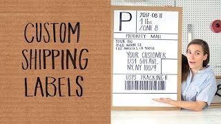 How to Customize Your Shipping Labels [upl. by Aufa]