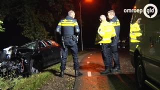 Dodelijk ongeluk in Kootwijkerbroek bestuurder overlijdt [upl. by Hseyaj]