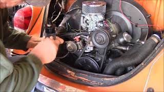 How to install a new Pertronix VW distributor and set the timing [upl. by Nossaj]