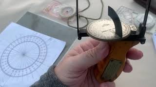 Ralph A Bagnold Sun Compass handheld [upl. by Morez338]