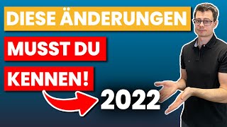 5 wichtige VersicherungsÄnderungen in 2022  Krankenversicherung Basisrente amp Co [upl. by Huang]