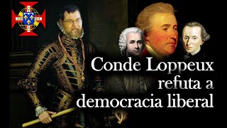 Conde Loppeux refuta a democracia liberal [upl. by Lezti]