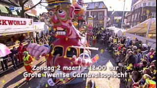 Grote Twentse Carnavalsoptocht live bij TV Oost [upl. by Ogires]