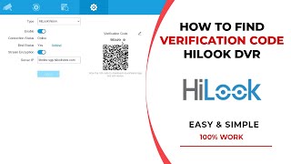 How To Find Hilook Verification Code [upl. by Nossila]