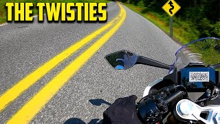 Practicing Motorcycle Cornering with the CFMOTO 450SS [upl. by Atirb]