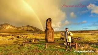 presencié EL AMANECER MAS LINDO DE MI VIDA en RAPA NUI 4  Trepando x Chile [upl. by Diba927]