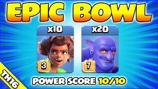 10 x Root Riders  20 x Bowlers  UNSTOPPABLE TH16 Attack Strategy Clash of Clans [upl. by Enilasor]