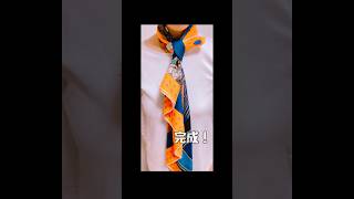 《日本で1番わかりやすい》エルメススカーフ★簡単で華やかな巻き方★縦ラインを出すshortsscarffashion Hermès [upl. by Essirahc683]