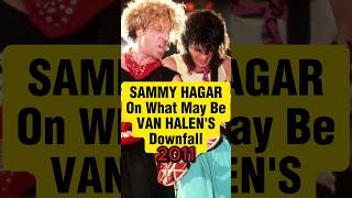 Sammy Hagar Talks Van Halen Fatal Flaw eddievanhalen classicrock rockandroll [upl. by Raine]