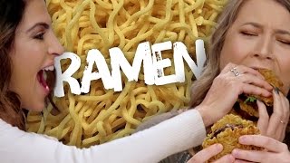 6 Weird Ramen Creations Cheat Day [upl. by Nedgo393]