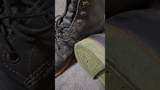 Red Wing 4331 Riders Room Iron Rangers Breakin Progress [upl. by Flosser]