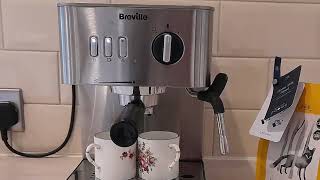 Coffee Machine Breville Bijou Espresso Machine VCF149 review [upl. by Akitahs721]