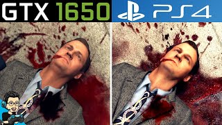 LA Noire  PC Original vs PS4 Remaster  Graphics Comparison GTX 1650 vs Console [upl. by Aisila]