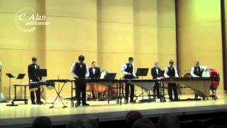 Mercury Rising percussion ensemble by Nathan Daughtrey [upl. by Anneres]