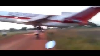 Aerosucre Boeing 727 HK4544 crashes after takeoff from Germán Olano Airport [upl. by Enaek181]