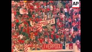 EUROPEAN CUP FINAL  LIVERPOOL V BORUSSIA MUNCHENGLADBACH  SOUND  COLOUR [upl. by Klayman]