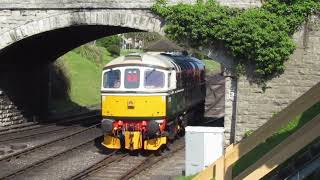 Swanage Railway Diesel Gala 13052023 Diesel Engines trainspotting [upl. by Oidale275]