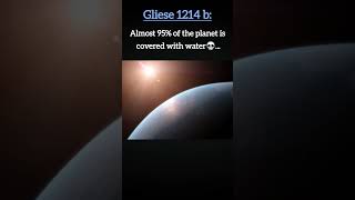 Earth vs Gliese 1214b🗿🗿 youtube youtubeshortsshortsastrozone universeearthwatergliese1214b [upl. by Lecia649]