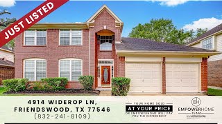 4914 Widerop Lane Friendswood TX 77546 EmpowerHome Team 832 2418109 [upl. by Georgi905]