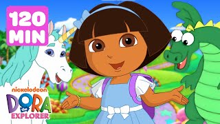 Dora the Explorer Magic amp Fairytale Rescues 2 🦄 2 Hours  Dora amp Friends [upl. by Nueovas]