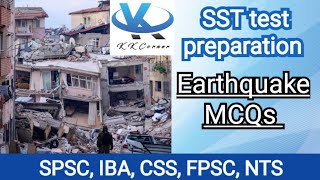 Every day science Earthquake MCQs SST test preparation  IBA STS NTS FPSC CSS SPSC ECT [upl. by Emolas15]